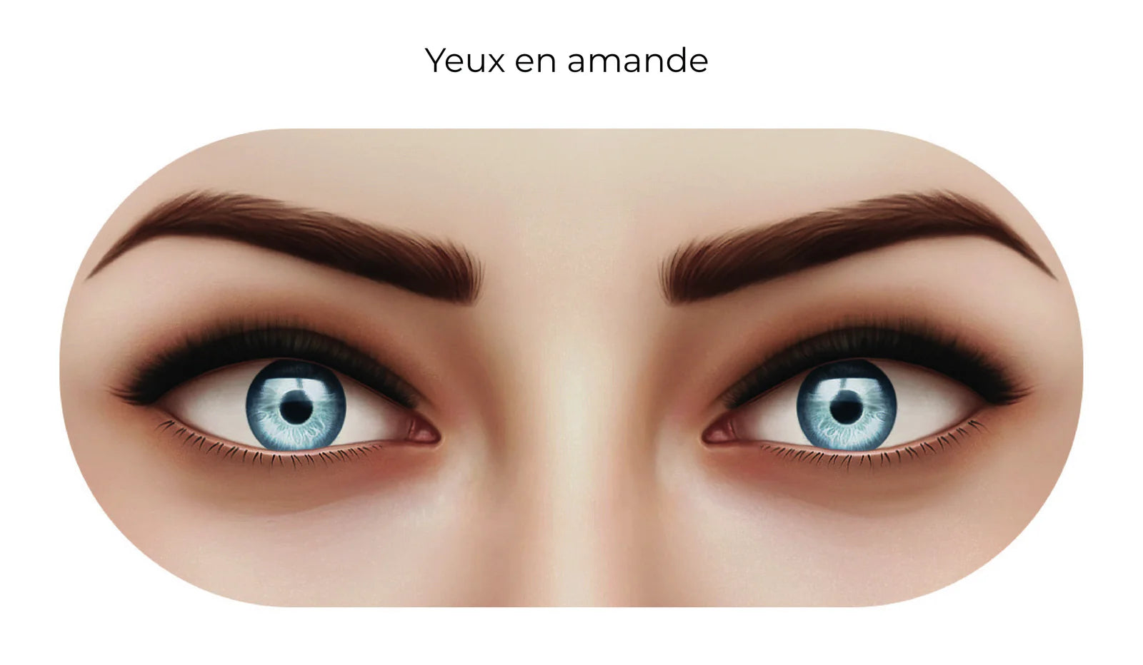 Yeux en amande